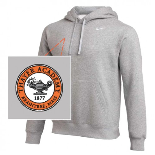 Nike Men's Club Hoodie (D. Grey)